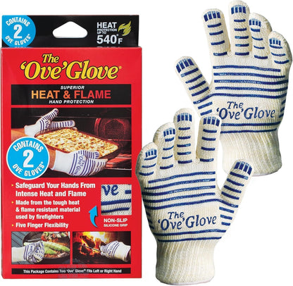The Ove Glove Heat-Resistant Oven Gloves, 4-Pack