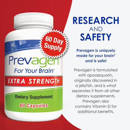 Prevagen Extra Strength 20 mg – 60 Capsules