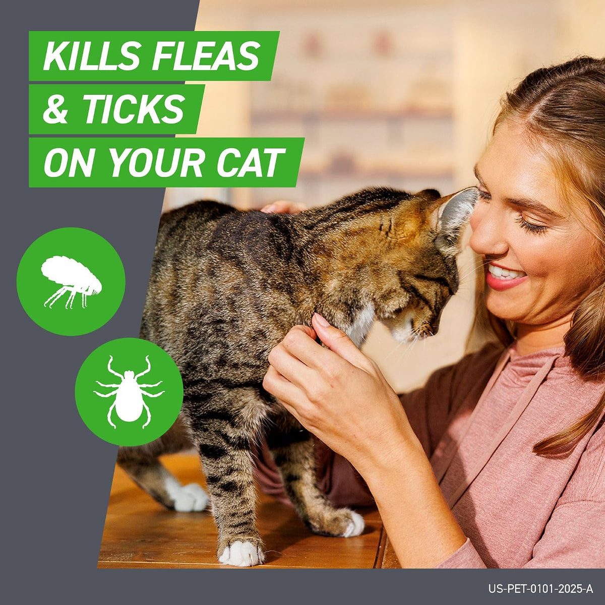 FRONTLINE Plus Flea & Tick Treatment for Cats – 3 Count