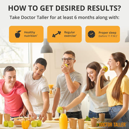 NuBest Doctor Taller Kids 8+ & Teens – 60 Vegan Capsules