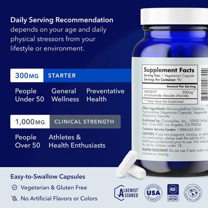 TRU NIAGEN NAD+ 300mg – 90 Servings