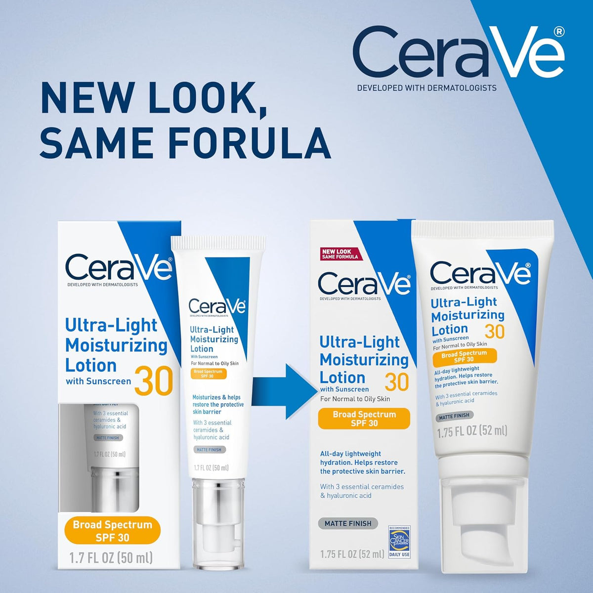 CeraVe Ultra-Light Moisturizing Lotion SPF 30