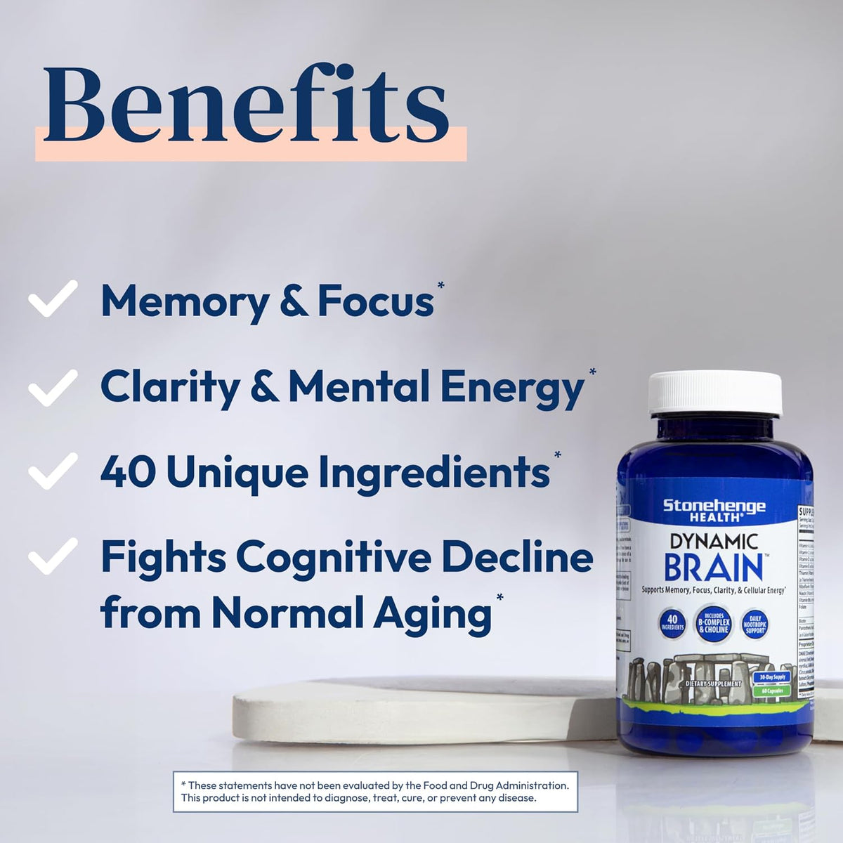 Stonehenge Health Dynamic Brain – Memory & Focus
