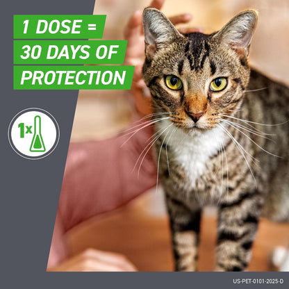 FRONTLINE Plus Flea & Tick Treatment for Cats – 3 Count