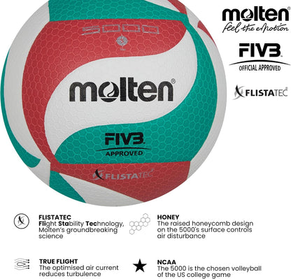 Molten FLISTATEC Volleyball – FIBA Approved | Youth