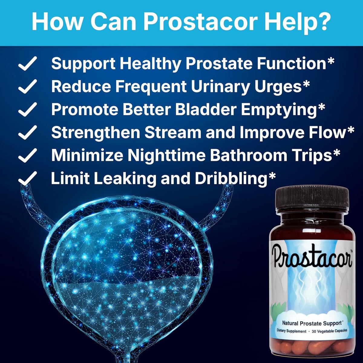 Prostacor Prostate Support – 30 Capsules