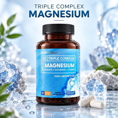 BioEmblem Triple Magnesium Complex 300mg – 90 Capsules