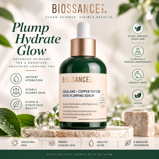 Biossance Squalane + Copper Peptide Rapid Plumping Serum