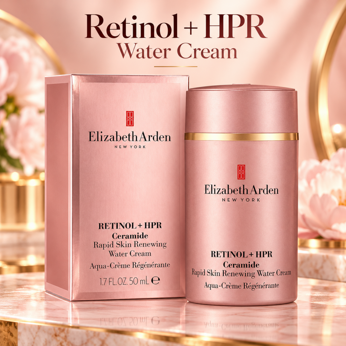 Elizabeth Arden Retinol + HPR Ceramide Water Cream 1.7 fl oz