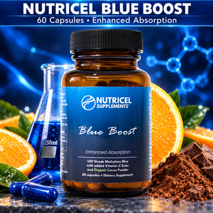 Nutricel Methylene Blue 12mg with Vitamin C Ester – 60 Capsules