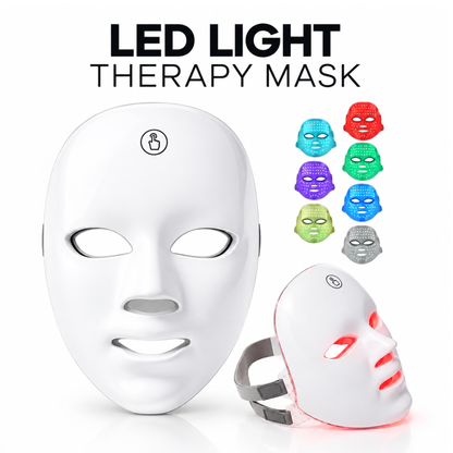 7-in-1 LED Photon Therapy Facial Mask – Red Light Therapy