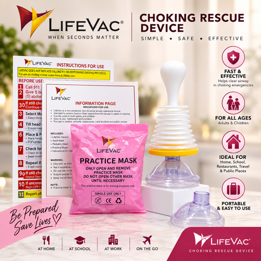 LifeVac Home Kit – Anti-Choking Airway Rescue Device