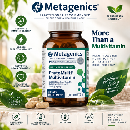Metagenics PhytoMulti Multivitamin – 60 Tablets | Iron-Free