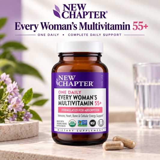 New Chapter Every Woman's One Daily 55+ Multivitamin – 72 Tablets