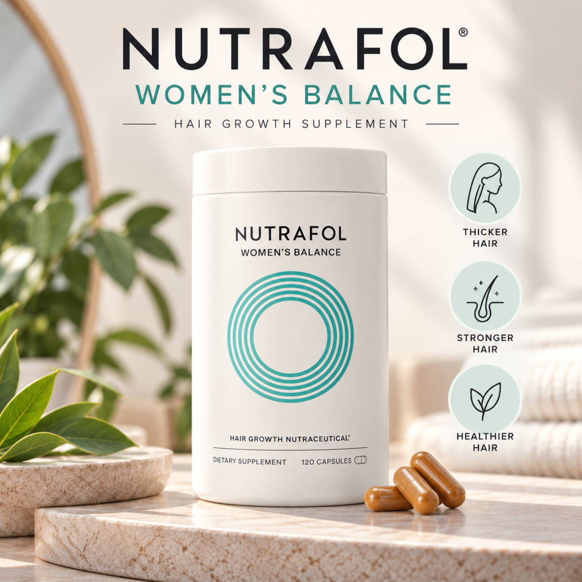 Nutrafol Women's Balance Hair Growth – Age 45+ | 1 Month