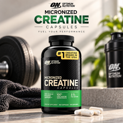 Optimum Nutrition Micronized Creatine Monohydrate Capsules, 300 Count