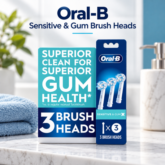 Oral-B Pro Gum Care Electric Toothbrush Replacement Heads – 3 Count