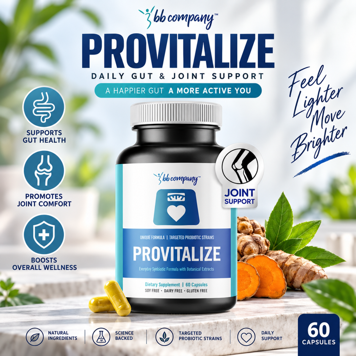 Provitalize Probiotics for Women – Digestive & Menopause Support