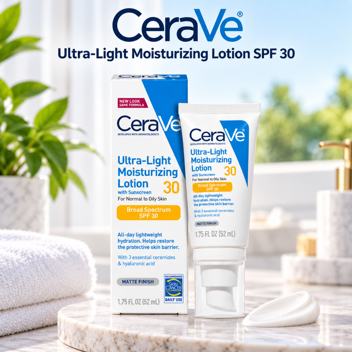 CeraVe Ultra-Light Moisturizing Lotion SPF 30