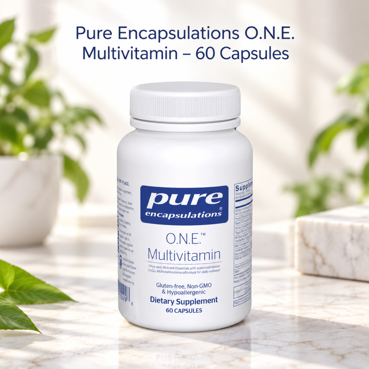 Pure Encapsulations O.N.E. Multivitamin – 60 Capsules