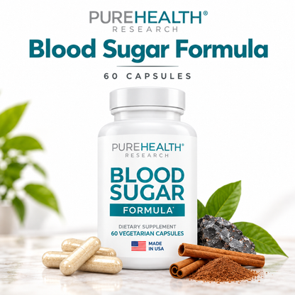 PureHealth Research Blood Sugar Formula Capsules, 60 Count