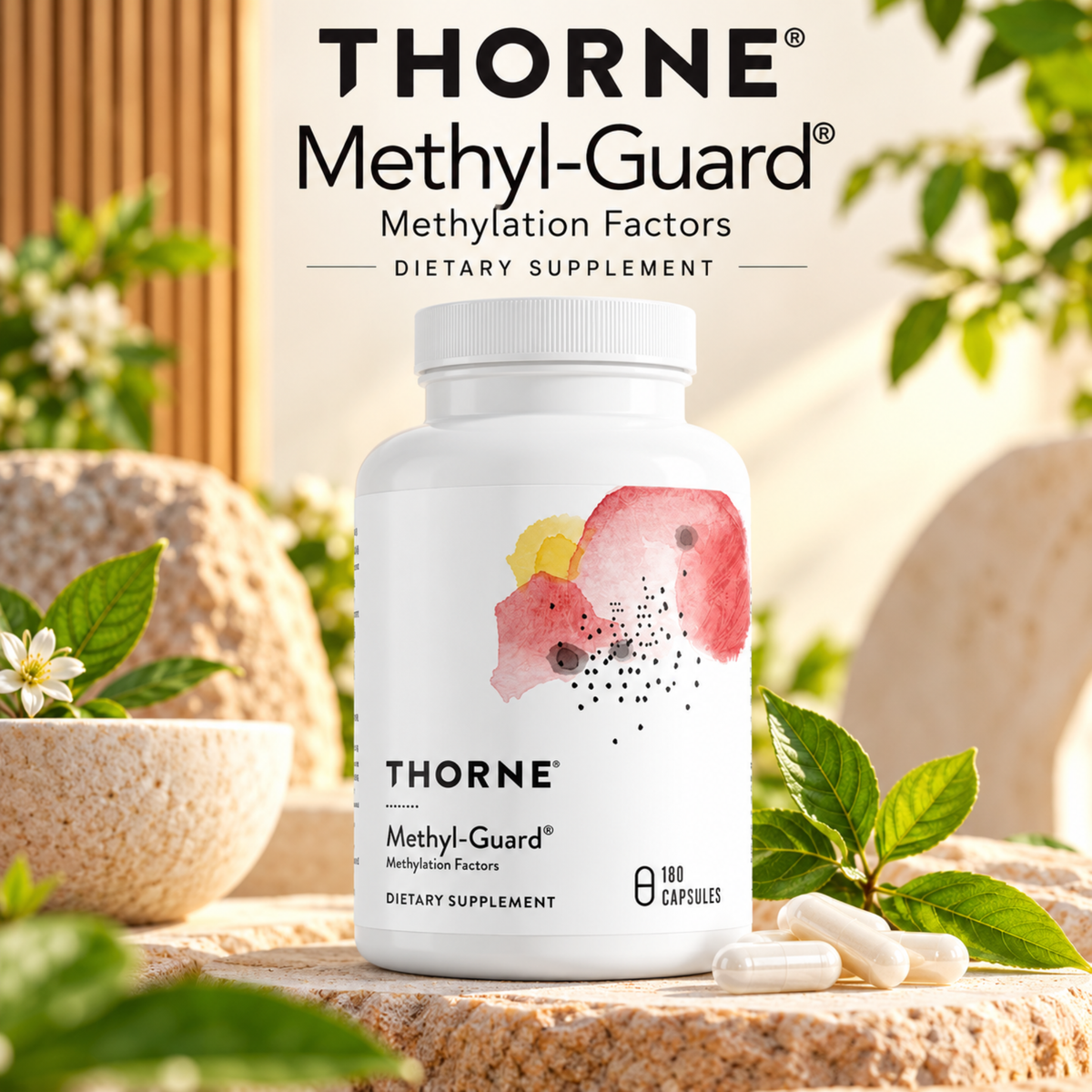 THORNE Methyl-Guard – Folate, B6, B12 & Betaine | 180 Capsules