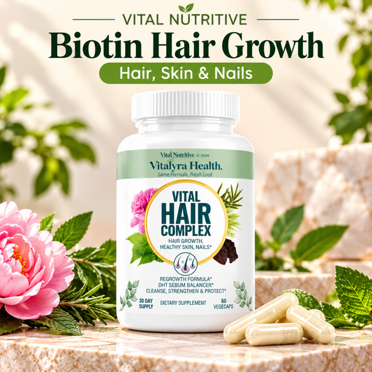 VITAL NUTRITIVE Biotin Hair Growth – Hair, Skin & Nails