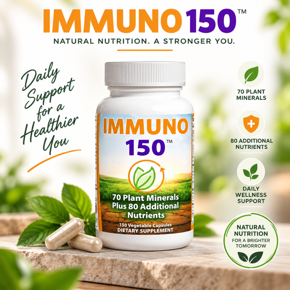 Immuno 150 Immune Support – 150 Capsules