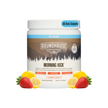 Morning Kick Greens – Strawberry Lemonade
