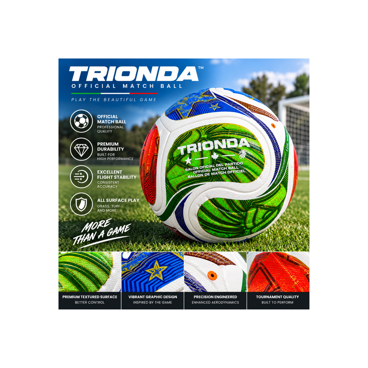 Trionda Style FIFA World Cup Inspired Football
