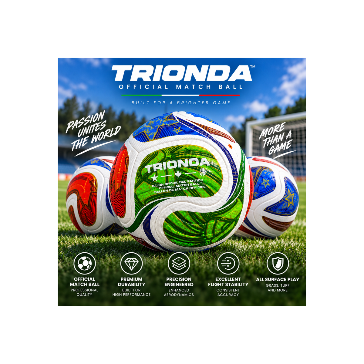 Trionda Style FIFA World Cup Inspired Football