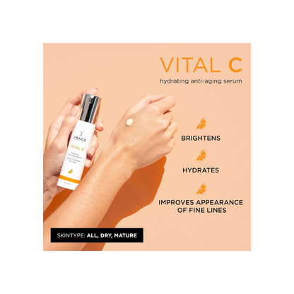 IMAGE Skincare VITAL C Hydrating Face Serum – Vitamin C & Hyaluronic Acid
