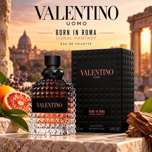 Valentino Born in Roma Coral Fantasy EDT for Men – 100ml