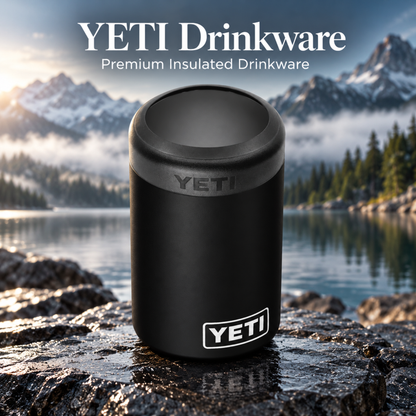 YETI Rambler Colster Can Insulator – Black, 12 oz