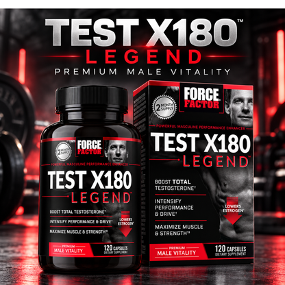 Force Factor Test X180 Legend – 120 Capsules
