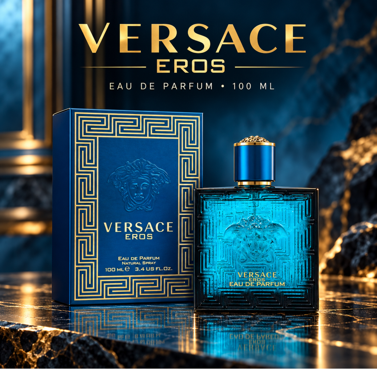 Versace Eros Men's Eau de Parfum Spray, 3.4 fl oz