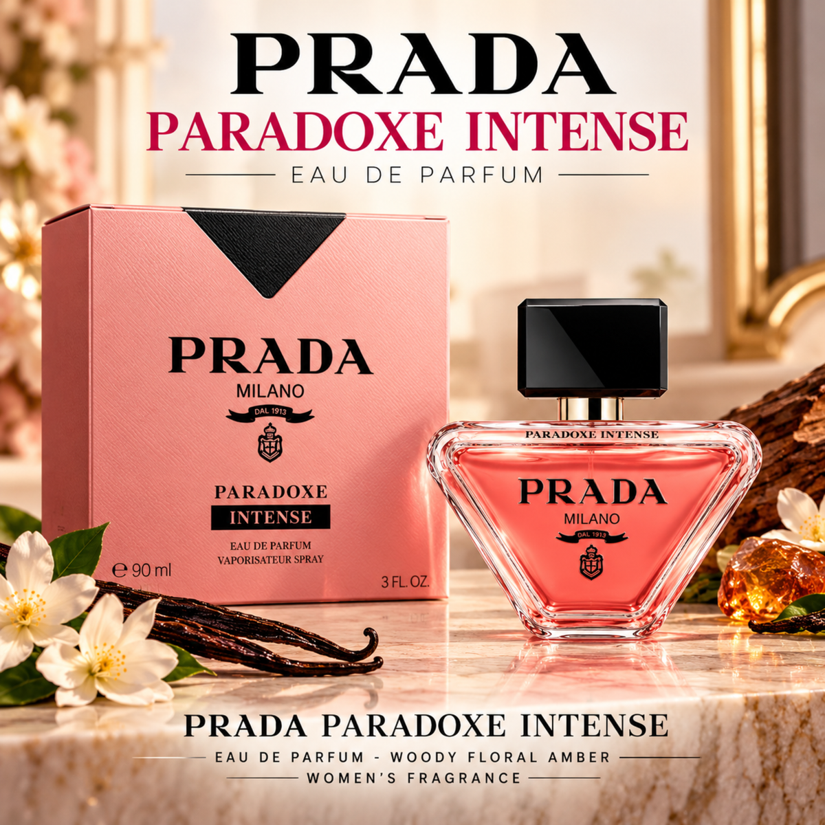 Prada Paradoxe Intense Refillable Eau de Parfum 3.0 oz