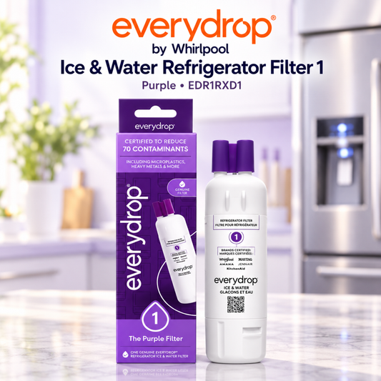 everydrop by Whirlpool Ice & Water Filter 1 EDR1RXD1, Purple