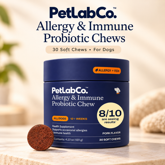PetLab Co. Allergy & Immune Probiotic Chews, Pork, 30 Count