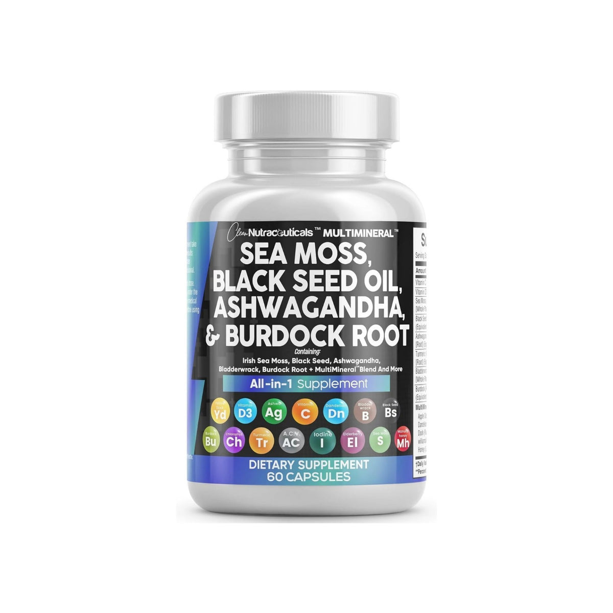 Clean Nutraceuticals Super Blend – Sea Moss, Ashwagandha & Turmeric