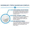 BioEmblem Triple Magnesium Complex | 300mg Magnesium Glycinate, Malate & Citrate | Muscles, Nerves & Energy | High Absorption | Vegan, Non-GMO | 90 Capsules